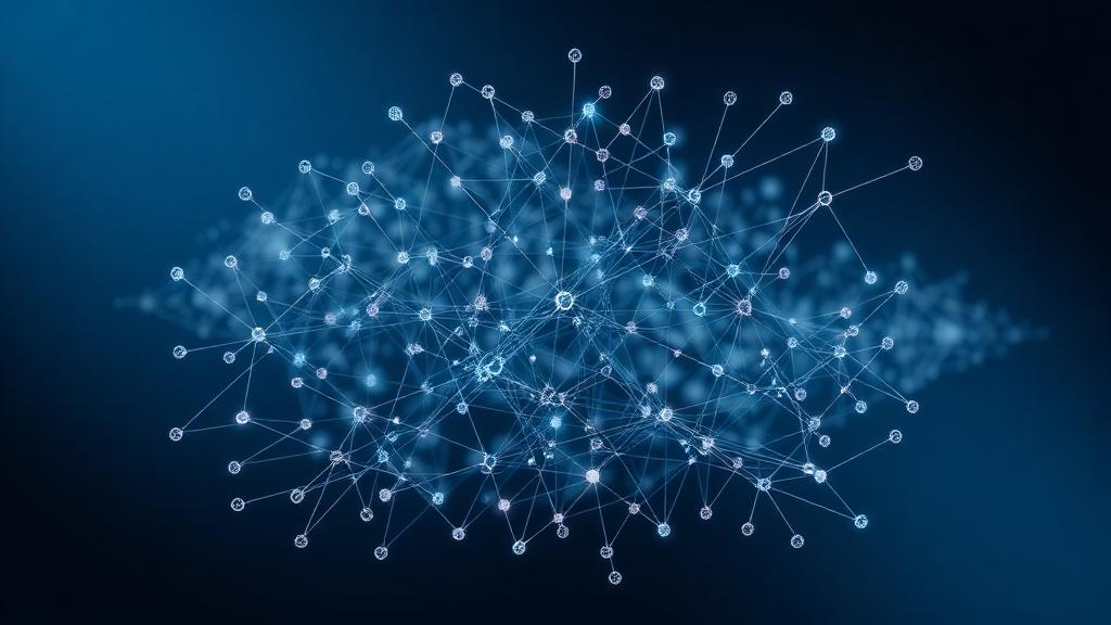 Dense knowledge graph of nodes and edges